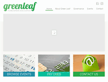 Tablet Screenshot of greenleafhoa.com